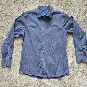 Men's Blue Button Down Collared Shirt